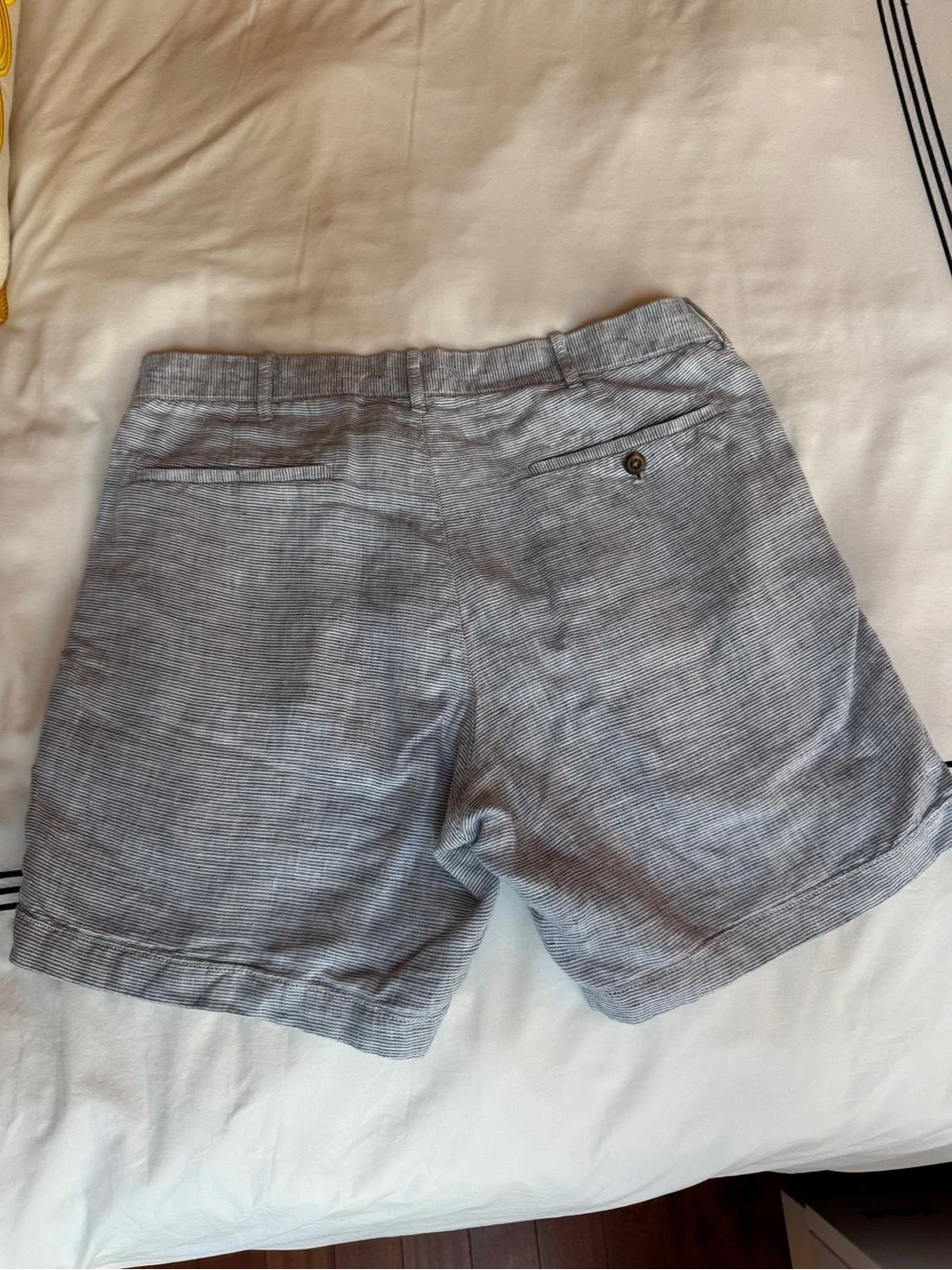 J. Crew Blue Striped shorts - 32” Waist, 7” Inseam